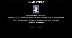 Desktop Screenshot of bdsmireland.org
